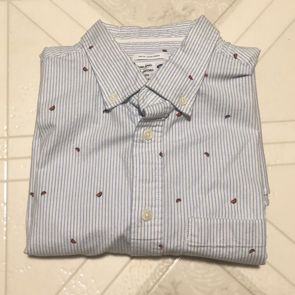 Old Navy Slim Fit Short-sleeve Button Down